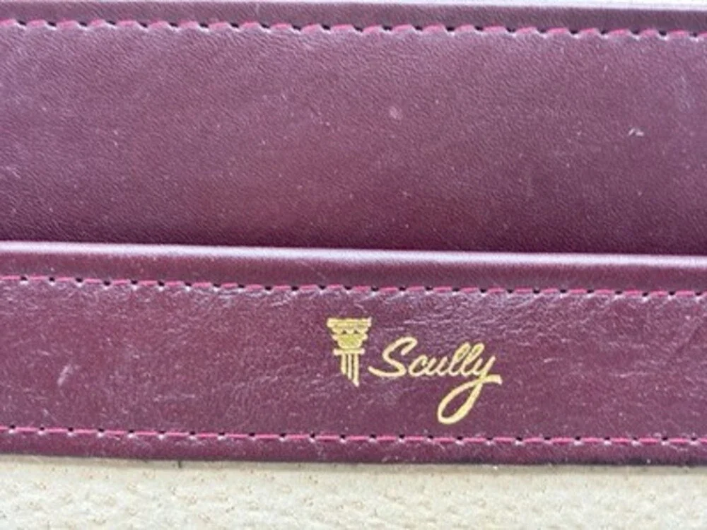 Scully Leather Attache Briefcase Franzen Germany Combo Lock 2100 Outsider